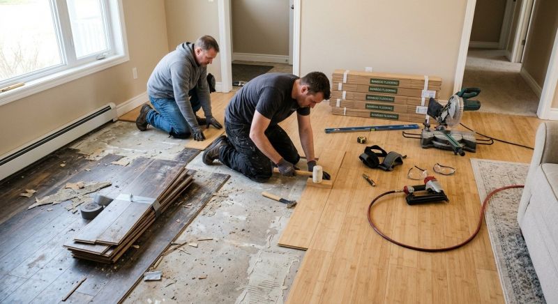 Bamboo Flooring Installation in Warwick, RI