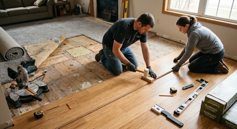 Bamboo Flooring Installation in Warwick, RI