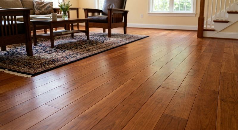 Cherry Floor Installation in Mansfield, MA