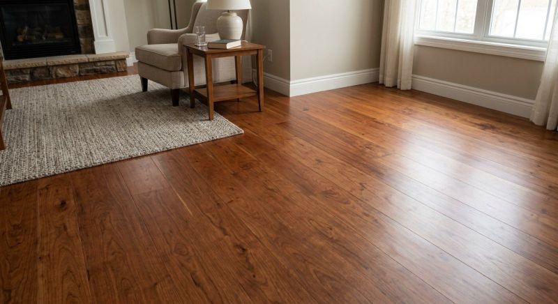 Cherry Floor Installation in West Kingston, RI