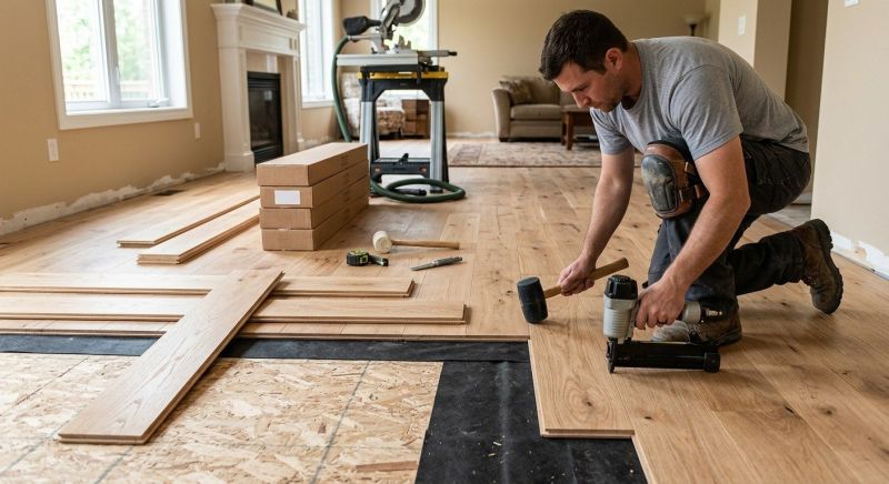 Hardwood Floor Installation in Danielson, CT