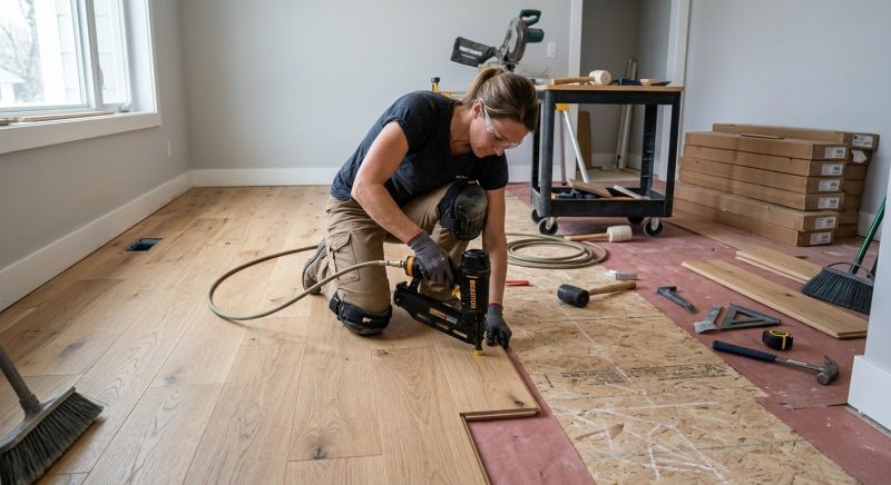 Hardwood Floor Installation in Warwick, RI