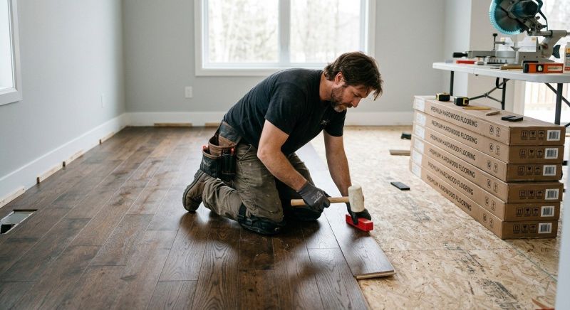 Hardwood Floor Installation in Saunderstown, RI