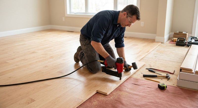 Maple Flooring Installation in North Attleboro, MA