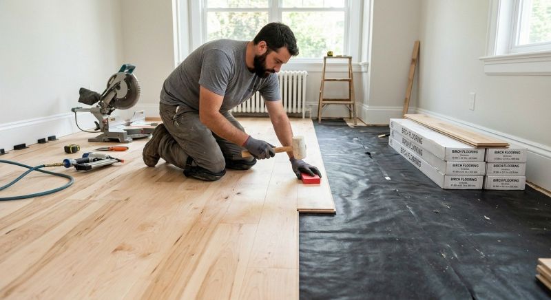 Maple Flooring Installation in Plainfield, CT