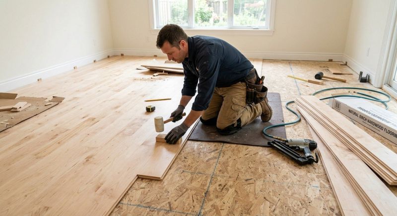 Maple Flooring Installation in Providence, RI