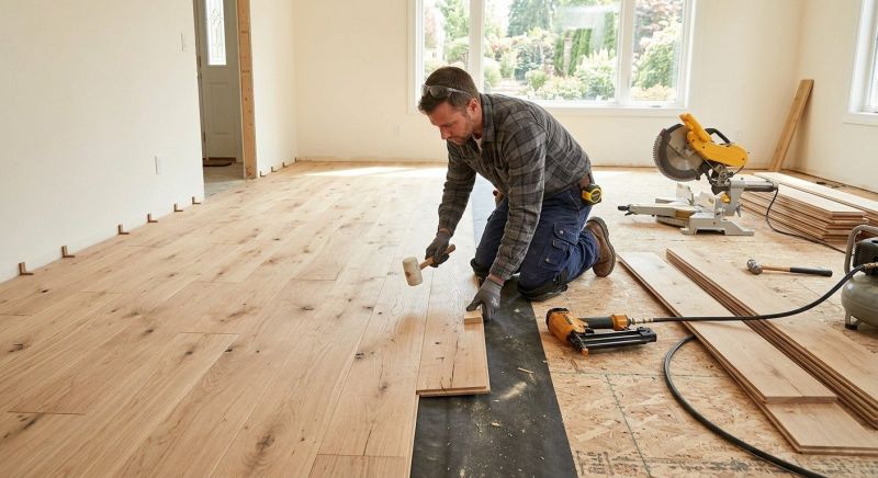 Oak Floor Installation in Danielson, CT