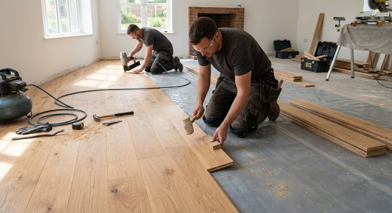 Oak Floor Installation in Danielson, CT
