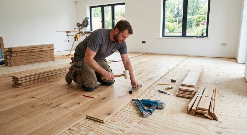 Oak Floor Installation in Pascoag, RI