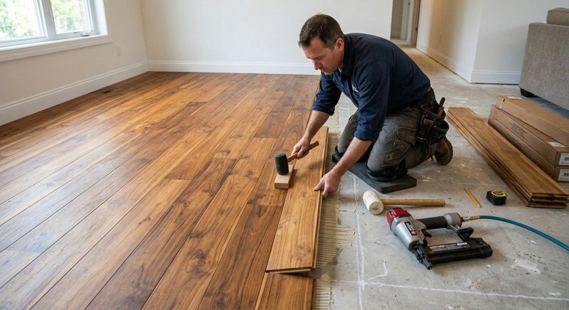 Teak Flooring Installation in Warwick, RI