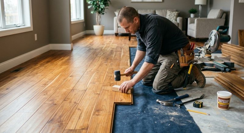 Teak Flooring Installation in Warwick, RI