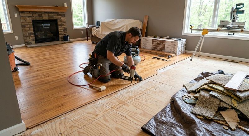 Wood Floor Replacement in West Warwick, RI